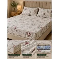 kit de lençol com 3  unidades lençol casal box  com elástico lençol macio confortável, cama box1.40x1.90x030Altu