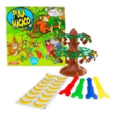 Jogo Pula Macaco Brinquedo Infantil Habilidade Diversão