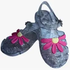 Sandália Infantil Feminina | Sandália confortável antiderrapante menina | Sandália Menina Borracha PVC Melissinha