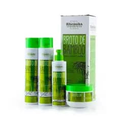 Kit p cabelo BROTO DE BAMBOO-força crescimento-Kit Capilar Rhenuks c/4 itens