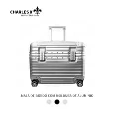 CHARLES X Mala de Bordo com Estrutura de Alumínio para Fotógrafos | Tamanhos: 18 a 20 Polegadas