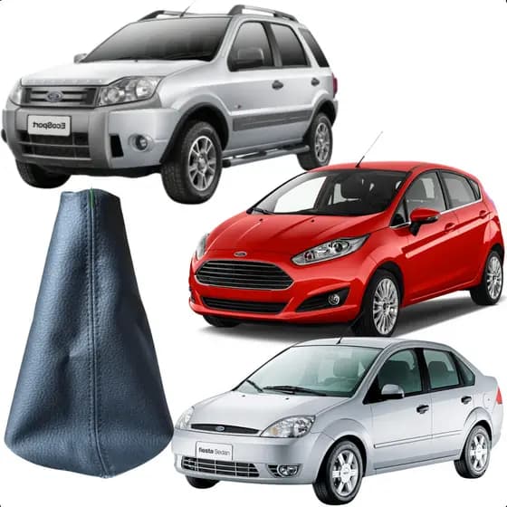 Coifa Alavanca Freio Mão Ecosport Fiesta 2002 Até 2014 Preta