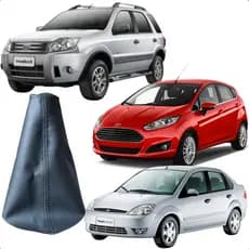 Coifa Alavanca Freio Mão Ecosport Fiesta 2002 Até 2014 Preta