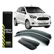 Calha Chuva Defletor Super Ka Novo Hatch Sedan 2016/2021 4p