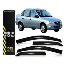 Super Calha Chuva Defletor Corsa Classic 1º Geracao 4p Jogo