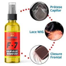 Removedor de Cola e Fita F-7 Para Prótese Capilar e Full Lace