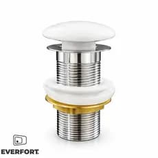 Valvula 1/4 Ralo Click Up Inteligente Em Metal Inox/ Ceramica Para Banheiro