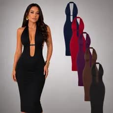 Vestido Longo Feminino Tubinho Suplex Forrado Moda Evangélica Elegante