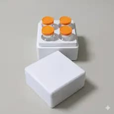 Estojo Porta Ampola Tizer 4 Frascos 3ml Caixa Organizadora Premium