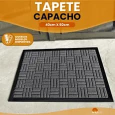 Capacho Porta Entrada Tapete Antiderrapante 40cm X 60cm Casa Loja Apartamento