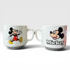 Caneca Mickey de Cerâmica — Xícara 350ml Personagem Mickey Mouse