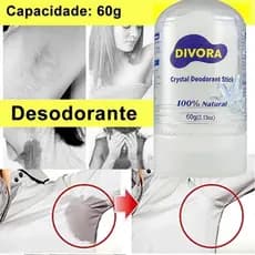 Desodorante natural De Cristal 60g, 60g Pode Ser Usado Em Todo O Corpo Como Antitranspirante Para odor Corpora