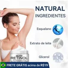 Creme Clareador Corporal Nas Axilas/Iluminação/Iluminador Salto Alto Lado Interno/Lavado