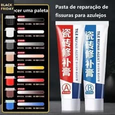 【Pronta Entrega】Pasta Reparo Azulejos Marmore Porcelanato Adesivo Banheira Ceramica