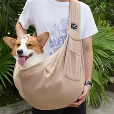 Bolsa de ombro profissional adequada para cães pequenos, gatos, animais de estimação, mochilas para passeio