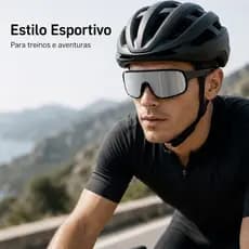 Anti-ultravioleta à prova de vento óculos de ciclismo estilo casal protetor solar esportes ao ar livre preto
