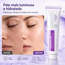 Creme hidratante iluminador - melhora a pele opaca, reduz manchas escuras, elimina linhas finas