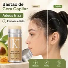 Cera capilar em bastão para modelagem de cabelo, cuidados capilares Anti-frizz