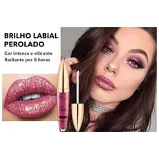Brilho Labial Diamante Em 4 Cores , Líquido À Prova D'água De Longa Duração , Batom Com