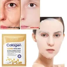 Conjunto De 5 Peças De Máscara Iluminadora Reafirmante Hidratante Antirrugas