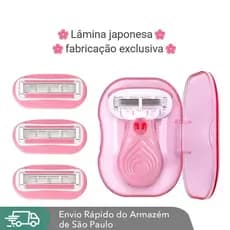 Removedor De Pêlos Feminino Sensível Gillette Venus-3 Lâminas Revestidas De Diamante , Lubrastrip Deslizante