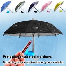 Guarda-sol para celular, guarda-chuva para carro, protetor solar à prova d'água, Mini guarda-sol pequeno
