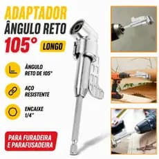 Adaptador Angular Longo Para Parafusadeira e