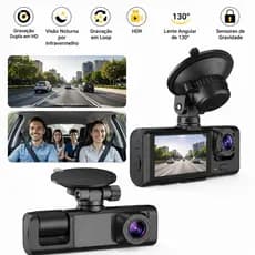 Gravação De Espelho Retrovisor Lente Dupla De Monitoramento De Carro HD 1080P Dianteira E Traseira