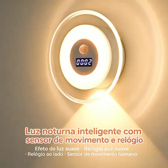 Luminária para quarto sem fio recarregável LED Leitura arandela de parede abajur de cabeceira