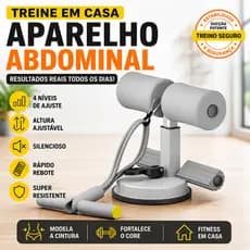 Equipamento auxiliar de abdominais fitness unissex muscular abdominal dispositivo de pé fixo