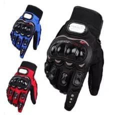 Luva Motociclista Proteção Anti Impacto Respirável Antiderrapante Motoqueiro Motocross Moto (0535/2659)
