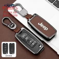 Capa de chave em liga de zinco para Jeep Compass Renegade 2024 BQMM