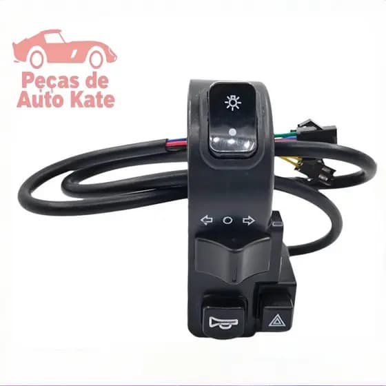 Interruptor de Guidão para Motocicleta ATV, Acelerador Elétrico, Botão de Buzina e Marcha Universal com 7/8 Polegadas 22