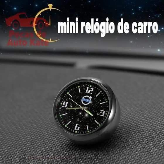 Relógio de Carro Mini Quartz de Alta Qualidade Volvo MSMC KW7R