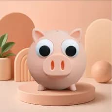 Cofrinho Porquinho | Porta Moedas Decorativo Criativo