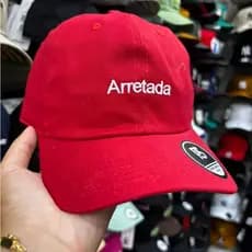 Boné de Frase Dad Hat Bordado Estilosas Ajustável e Unissex