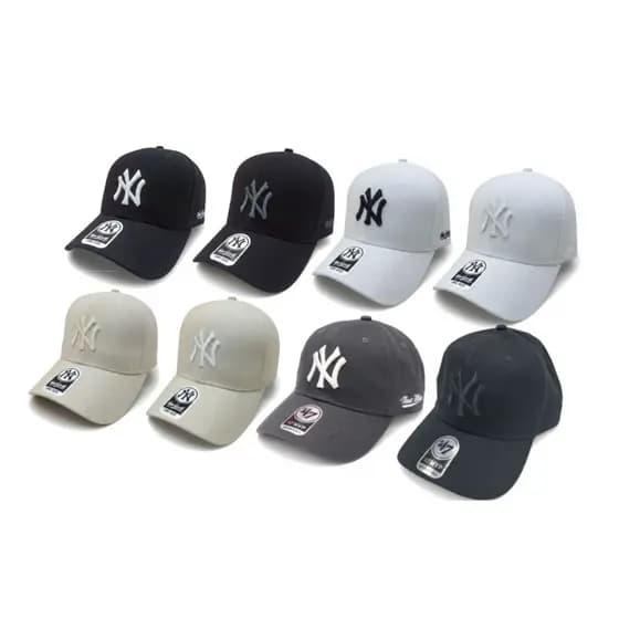 Boné NY New York Aba Curva | Premium NY MLB | Estilo Urbano | Ajustável |100% Algodão.