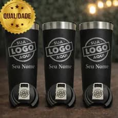 Copo Termico Personalizado Nome e Abridor De Garrafa Personalizado