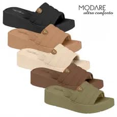 Tamanco Modare Nobuck Ultra Soft Feminino Original Macio Confortável 7226.100