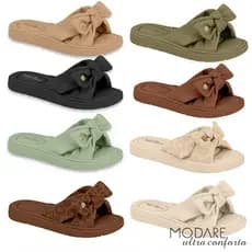 Sandália Chinelo Feminina Modare Ortopédico Original Ultra Conforto Laço 7208.101
