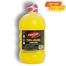 Cera de Carnaúba Líquida Automotiva Protec Plus 500ml - Brilho e Proteção