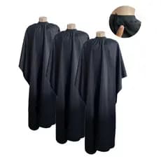 Capa De Corte Profissional Gola Premium Neoprene De Botão A Capa Que Não Deixa Cair Cabelo No Pescoço