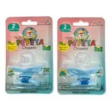Chupeta Com bico de Silicone Ortodôntico  Modelo Plus Tamanho 2 PEPETA Kit Com 2 unidades