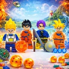 Bonecos Mini Dragon Ball Z Infantil Colecionáveis