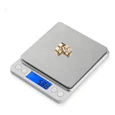 Balança Digital De Precisão Alta Precisão 0,1g A 2kg 2000g Nutrição Cozinha E Dieta Balança Portatil Utensílio Cozinha