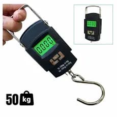 Balança De Mão Digital Portátil P Bolsa Mala Peixe de Até 50kg CD08 Precisão