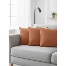 ALMOFADAS CHEIAS SUEDE TOQUE MACIO KIT C/ 3 UND COM ENCHIMENTO CAPAS COM ZÍPER