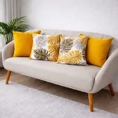 KIT COM 4 ALMOFADAS DECORATIVAS CHEIAS PRONTAS PRA USO 45X45cm