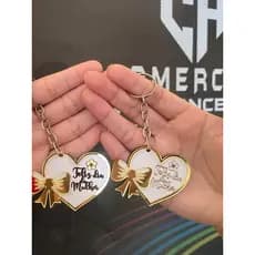 Chaveiro Personalizado Feliz dia da Mulher Kit com 10 Unidades