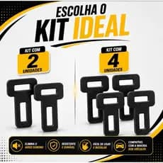 Fivela Lingueta Cinto Segurança Anti Som Barulho Carro Universal Veiculo